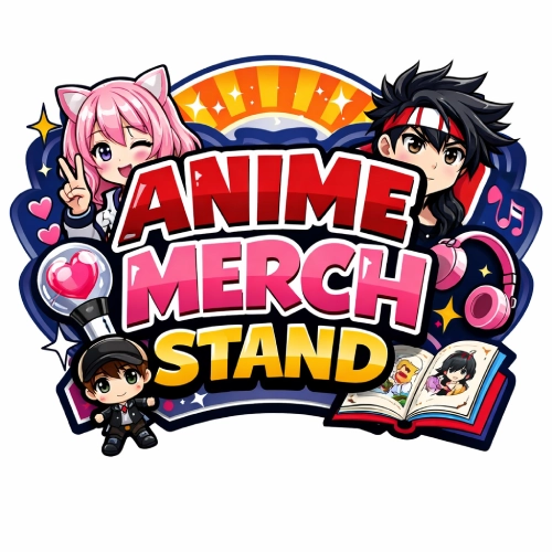 דוכן מוצרי אנימה ומנגה רשמיים יד שנייה